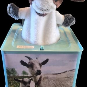 Goat Puppet in Blue Box